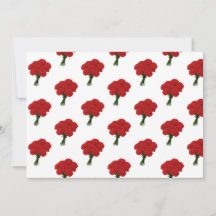 赤いカーネーションの花束 - エレガントでロマンチックなアート