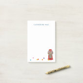 赤いガムボールマシン キャンディー バブルガム ポストイット (デスク上)