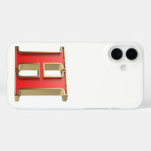 赤いガラス文字H Case-Mate iPhoneケース (裏面 (横))
