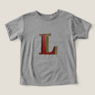 赤いガラス文字L