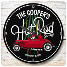 赤いガレ改造ージピンプリペス任意の名前ヴィンテージカー