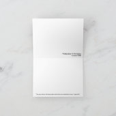 赤いガーベラのデイジーのnotecard カード (内部)