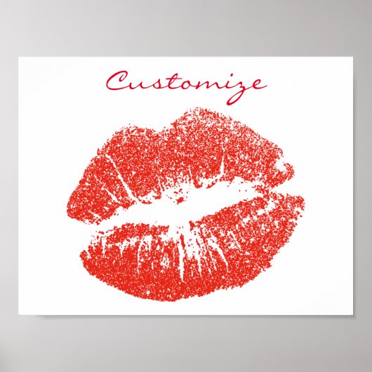 赤いキスをする唇サンダー_コーブ ポスター (正面)