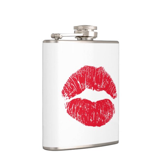 赤いキスをする唇 フラスク (右)