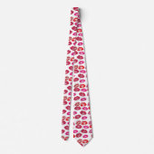 赤いキスをする唇Thunder_Cove ネクタイ (裏面)