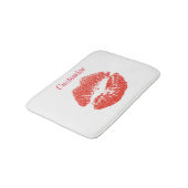 赤いキスをする唇Thunder_Cove バスマット (アングル)