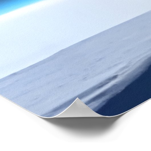 赤いキツネが宇宙のスーツを着カッコいいている | AIアートポスター ポスター (角)