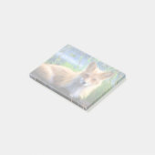 赤いキツネが野生生物の画像に描き込む ポストイット (アングル)