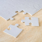 赤いキツネが雪に飛び跳ねる ジグソーパズル (側面)