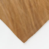 赤いキツネのファーテクスチャ フリースブランケット (角)