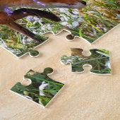 赤いキツネのブルーベル ジグソーパズル (側面)