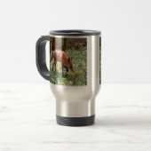 赤いキツネのブルーベル トラベルマグ (正面左)