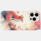 赤いキツネの桜の木 Case-Mate iPhoneケース (裏面 (横))