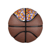 赤いキツネの漫画のドードル名前をカスタムするかわいい動物 ミニバスケットボール (右)