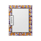 赤いキツネの漫画DIY名doodleコラージュ事務所 ノートパッド (回転)