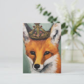 赤いキツネの王冠 ポストカード (スタンド正面)