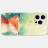 赤いキツネの笑顔 Case-Mate iPhoneケース (裏面 (横))