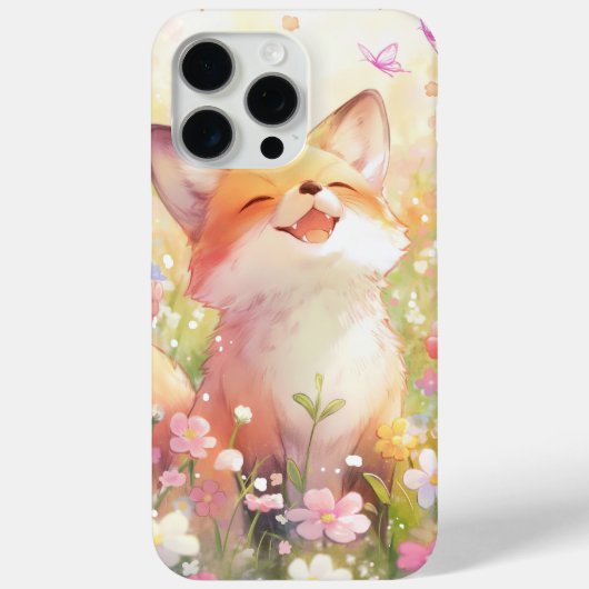 赤いキツネの草原のメロディー Case-Mate iPhoneケース (裏面)