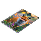 赤いキツネの野草畑 ノートブック (左側)