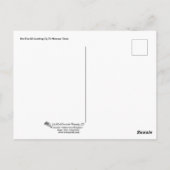 赤いキツネキットがママポストカードを探す ポストカード (裏面)