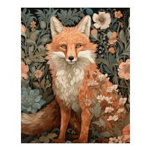 赤いキツネビクトリアンイングリッシュガーデン