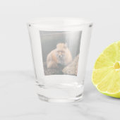 赤いキツネ ショットグラス (裏面)