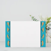 赤いキツネ 便箋 (スタンド正面)