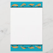 赤いキツネ 便箋 (裏面)