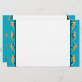 赤いキツネ 便箋 (正面/裏面)