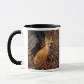 赤いキツネ、Vulpes vulpes、秋の色調の中、 マグカップ (左)