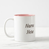 赤いキノコのアマニータ漫画 ツートーンマグカップ (左)