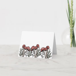 赤いキノコのキャップ カード