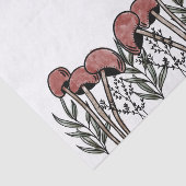 赤いキノコのキャップ 薄葉紙 (詳細)