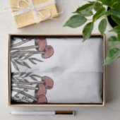 赤いキノコのキャップ 薄葉紙 (ギフト)