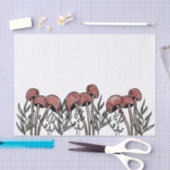 赤いキノコのキャップ 薄葉紙 (クラフト)