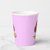 赤いキノコのコーヒーマグ 紙コップ (右)