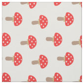 赤いキノコ ファブリック (見本)