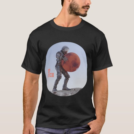 赤いキャッチ Tシャツ (正面)