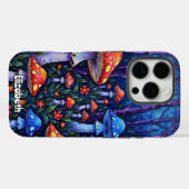 赤いキャップのキノコの玉 Case-Mate iPhoneケース (裏面 (横))