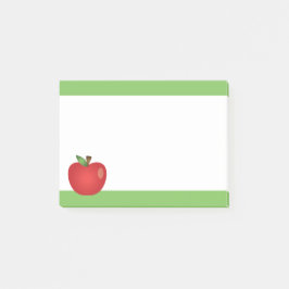 赤いキャラクターアップル ポストイット