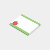 赤いキャラクターアップル ポストイット (アングル)