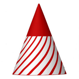 赤いキャンディの杖パーティー帽 パーティーハット