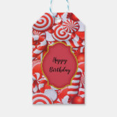 赤いキャンディ ギフトタグ (正面)