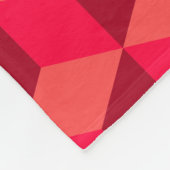 赤いキューブ フリースブランケット (角)