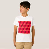 赤いキューブ Tシャツ (正面フル)