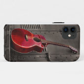 赤いギターのiPhone 5/5sの携帯電話カバー Case-Mate iPhoneケース (裏面(横))