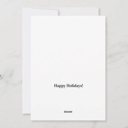 赤いギフトボックスのクリスマスに驚きの子犬 シーズンカード (裏面)