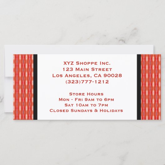 赤いギフト券 (正面)