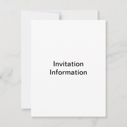 赤いギンガム 招待状 (裏面)