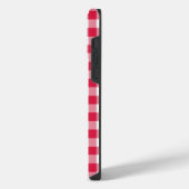 赤いギンガム iPhoneケース (左側面)